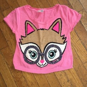 Justice chipmunk shirt size 10